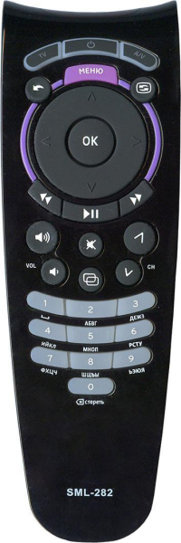 Replacement remote control for Smartlabs IPTV STB SML-282