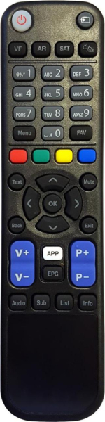 Replacement remote control for Digiquest TIVU SAT+HD