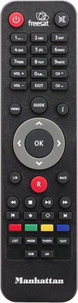 Replacement remote control for Manhattan PLAZA HDR-S320