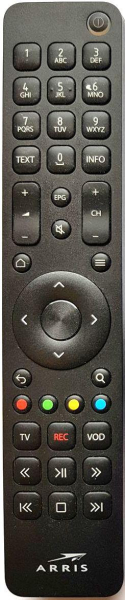 Replacement remote control for Arris VIP5305