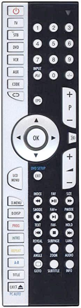 Replacement remote control for Nordmende ND58KS4000S