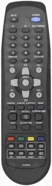 Replacement remote control for Daewoo R-55E05