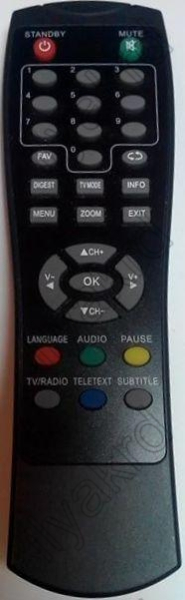 Replacement remote control for Trevi DT3350S