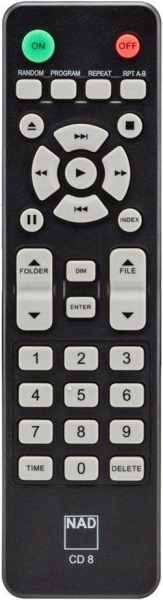 Replacement remote control for Nad C-538
