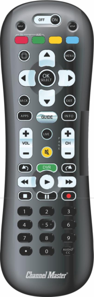 Replacement remote control for Channel Master CM-7500GB16