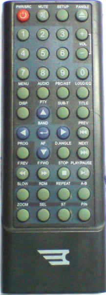 Replacement remote control for Challenger DVA-9770