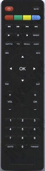 Replacement remote control for Echosat 20700S
