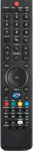 Replacement remote control for Golden Media TRIPLEX