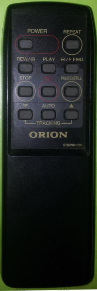 Replacement remote control for Orion 0762061030