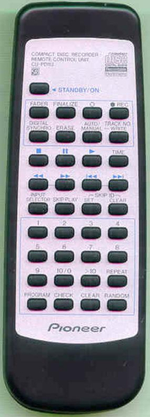 Replacement remote control for Pioneer AXD7242