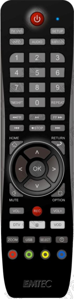 Replacement remote control for Emtec N500H