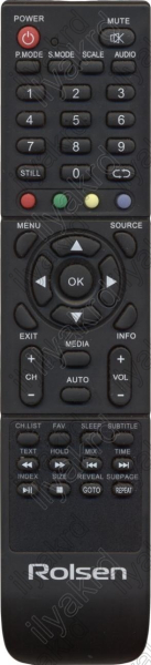 Replacement remote control for Rolsen RL-42D1307