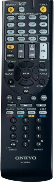 Replacement remote for Onkyo RC-879M HT-R393 HT-R593 HT-S3700 TX-NR535