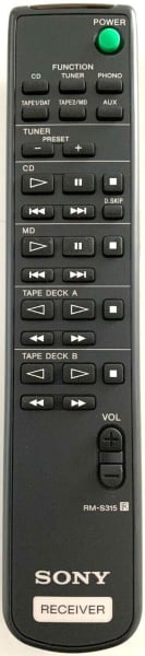 Replacement remote control for Sony TA-FE710R