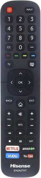 Replacement remote control for Hisense 65H6D