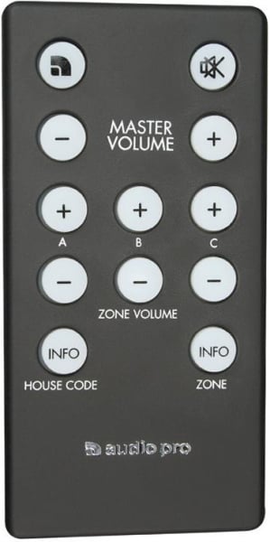 Replacement remote control for Audio Pro LV3