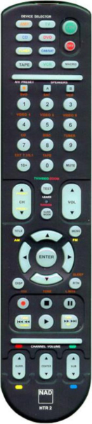 Control remoto de sustitución para Nad T-743