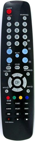 Replacement remote control for Samsung LA46A557P2FXXH