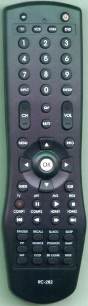 Replacement remote for Maxent P500550HM8, RC282, ML3731HLT, P500550H9