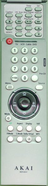 Replacement remote for Akai PDP4294XSMS, PDP429ED, PDP4298ED, PDP4294X