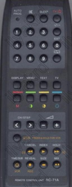Control remoto de sustitución para Bruns TV620(ONLY TV)