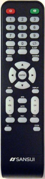 Replacement remote for Sansui SLED-2415 SLED-2815 SLED-3215 SLED-3915 SLED-4216