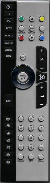 Control remoto de sustitución para Dvdo RM36DD01