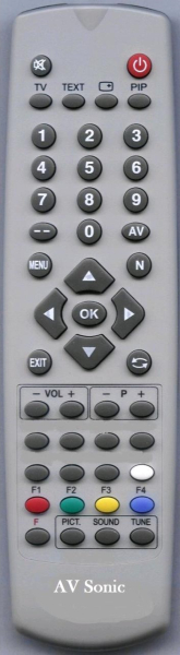 Control remoto de sustitución para All Tel TVC0529K