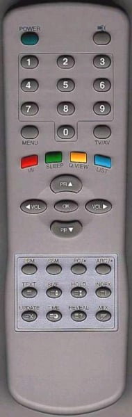 Replacement remote control for Jq LTVJQ2003