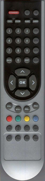 Replacement remote control for Grundig 22VLC2000T LCD TV