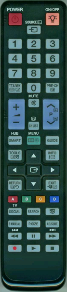 Control remoto de sustitución para Samsung UE19ES8000