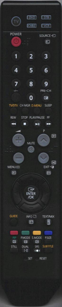 Control remoto de sustitución para Samsung KIE20070608