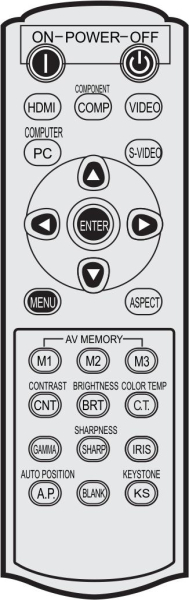 Control remoto de sustitución para Mitsubishi HC3000
