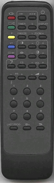 Control remoto de sustitución para Telefunken 349 398 161