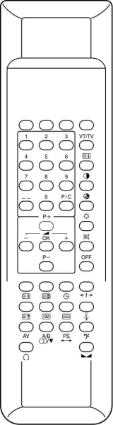 Control remoto de sustitución para Akita RC613311