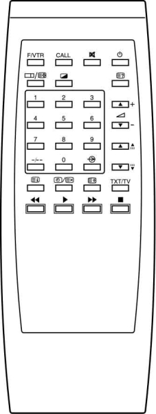 Control remoto de sustitución para Toshiba 21R01F2