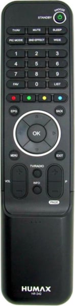 Replacement remote control for Humax LDE-19DST
