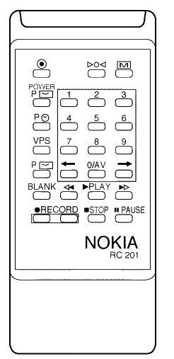 Control remoto de sustitución para Nokia VR3783
