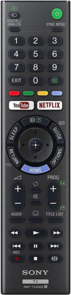 Control remoto de sustitución para Sony KDL-55XE7004