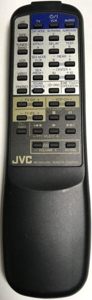 Replacement remote control for JVC RM-SR554RU