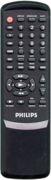 Control remoto de sustitución para Philips DVD810