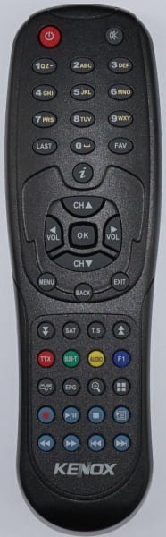 Replacement remote control for Fhenix FHENIX HD