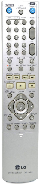 Replacement remote control for LG LRY-517