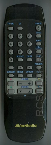 Replacement remote control for Avermedia RC-AA