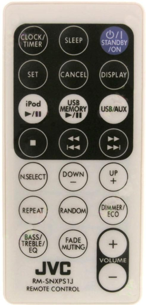 Replacement remote control for JVC RM-SNXPS1,NS-PX1
