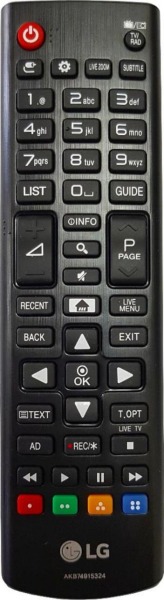 Replacement remote control for LG 50UH635V