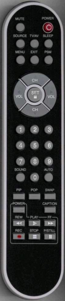 Replacement remote control for LG L3200T