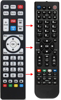 Replacement remote control for Maxytec PHOENIX