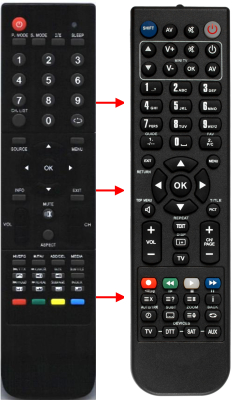 Replacement remote control for Sweex I1400000539