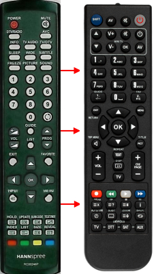 Replacement remote control for BenQ ML2241
